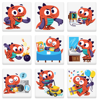 FB Mikey Stickers